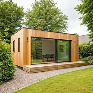 Qbic Space Wood clad Garden room