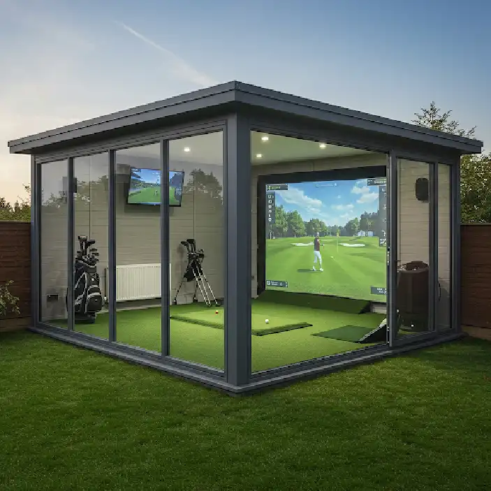 Qbic Space Garden room Golf Simulator