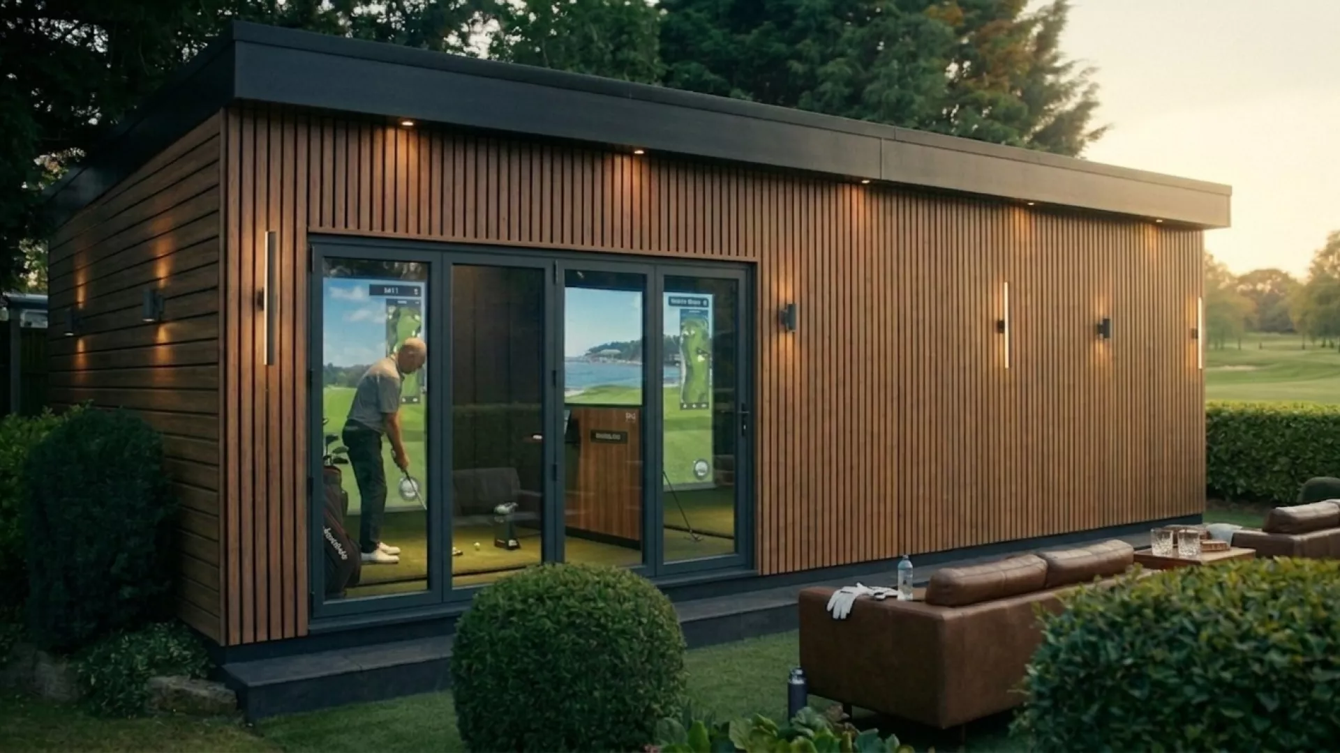 Golf Club Sim Room