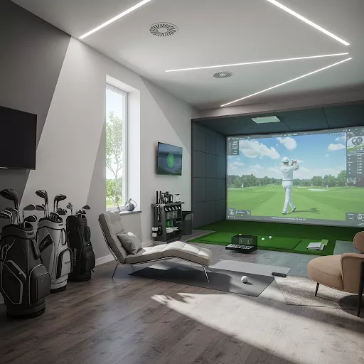 Qbic Golf Simulator Garden Room